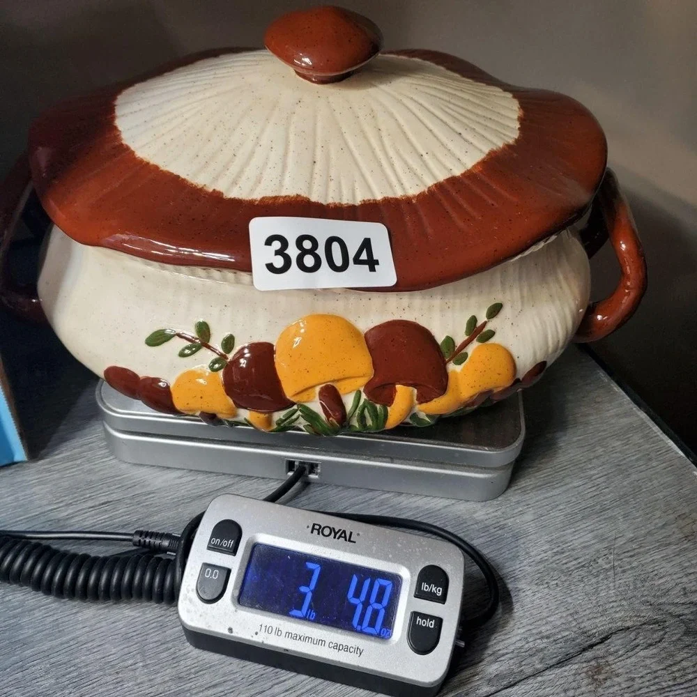 VTG 1970s‎ Arnels Merry Mushroom Soup Tureen Large Lid 10